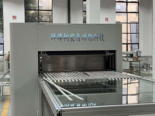 Máquina de dobragem de elementos de filtro HEPA de fibra de vidro resistente a altas temperaturas, de alto desempenho, com sistemas de monitorização automática