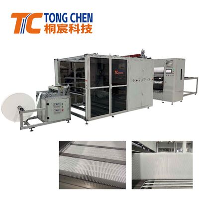 Linha Completa Automática de Dobra e Fabricação de Papel Filtro para Filtração de Alta Eficiência com Altura de Dobra de 300mm