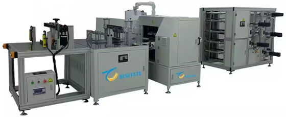 Linha de Produção Estável e Robusta com Servo-Motor para Dobra de Papel Filtro Multimaterial e Multicamada