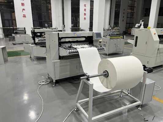 Máquina industrial de dobragem de papel semiautomática de segunda geração para fabrico de elementos de filtro de alta velocidade