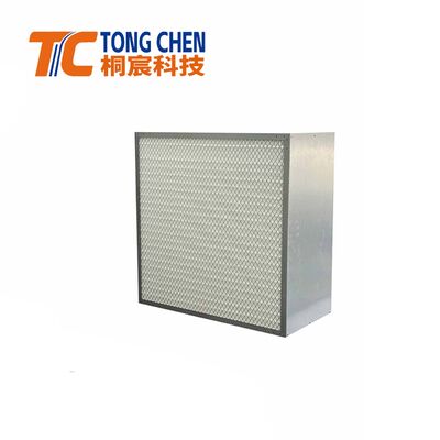 Linha de produção de papel dobrável de fibra de vidro de alta temperatura e sem divisória Produto Produtos mini HEPA Produtos Filtros de ar Produtos