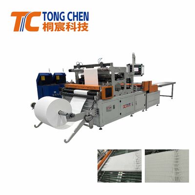 Linha de produção de plissagem e colagem de mini-filtros HEPA - 300 mm de altura de dobragem