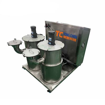 Máquina de colagem de precisão de filtro de dois componentes totalmente automática AB com engrenagem e construção de aço de motor 1 ano de garantia