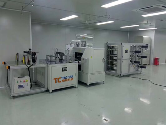 Linha de Produção de Dobragem de Materiais Multicamadas com Alimentação Automática para Elementos Filtrantes Industriais